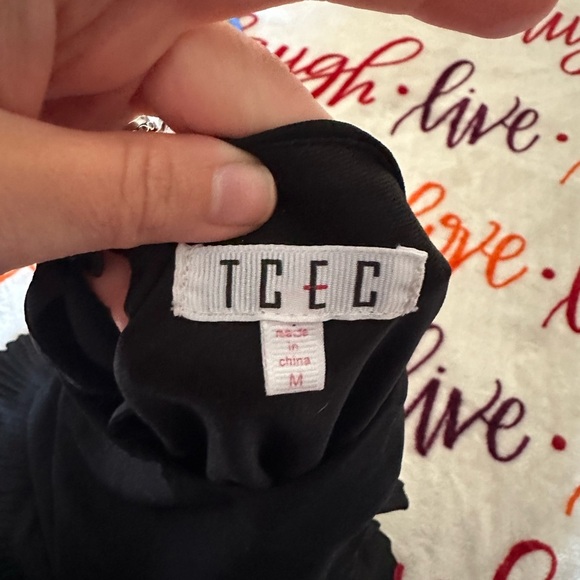 TCEC Black Ruffle Mini Dress - Picture 12 of 12